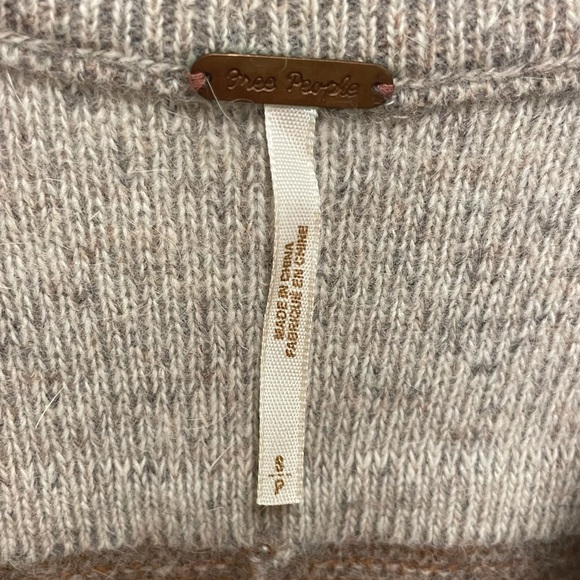 Free People Wool Earthy Tone Knit Dress - Picture 3 of 5